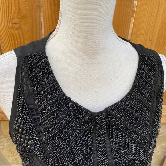 NWT heather by bordeaux ivory embellished tank - Picture 5 of 10